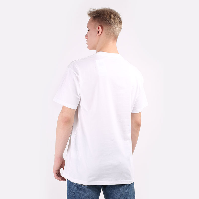 мужская черная футболка Carhartt WIP S/S Backyard T-Shirt I029064-white - цена, описание, фото 4